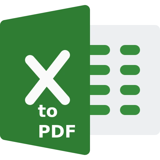 excel to pdf icon
