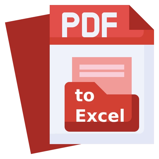 pdf to excel icon