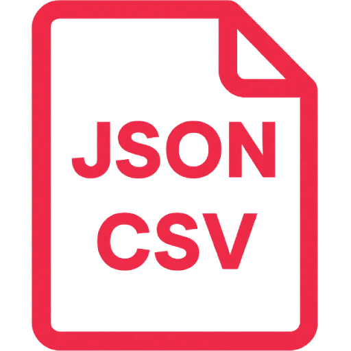 json & csv converter icon